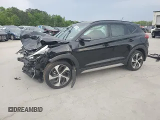 2017 Hyundai Tucson Value with VIN KM8J33A29HU559737, listed as a Copart auction lot 52005485 with Not provided miles and Salvage title. Bid and sale history available at DreamBid. Image 1.
