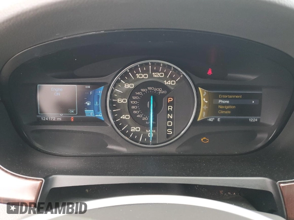2013 Ford Edge Limited with VIN 2FMDK3KC7DBE30502, listed as a Copart auction lot 51823875 with 124,172 mi miles and Clean Title. Bid and sale history available at carsss.com. Image 9.