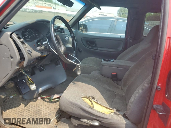 2002 Ford Ranger XL Fleet with VIN 1FTZR45E12PB13314, listed as a Copart auction lot 59835015 with 192,979 mi miles and Salvage title. Bid and sale history available at DreamBid. Image 7.