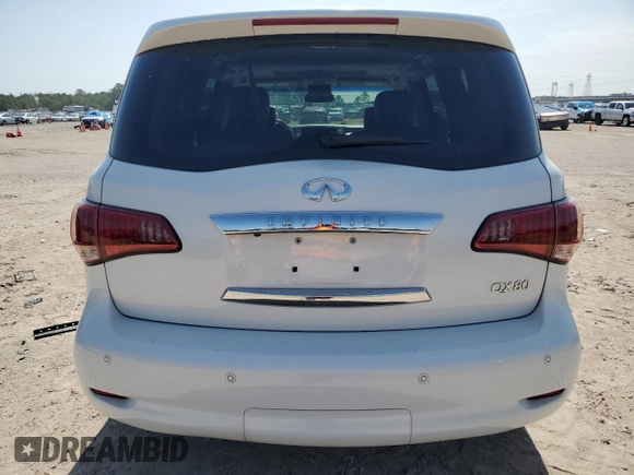 2014 Infiniti QX80 with VIN JN8AZ2NE5E9063225, listed as a Copart auction lot 56323385 with 172,135 mi miles and Clean title. Bid and sale history available at DreamBid. Image 6.