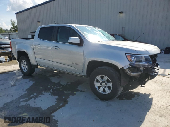 2020 Chevrolet Colorado 2WD Work Truck with VIN 1GCGSBEA0L1199572, listed as a Copart auction lot 58326225 with 185,498 mi miles and Salvage title. Bid and sale history available at DreamBid. Image 4.