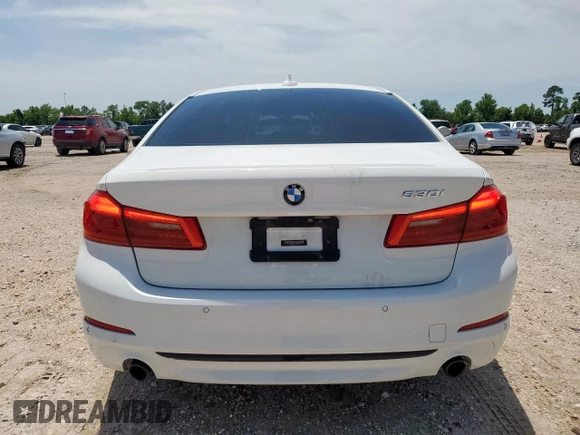 2018 BMW 5 Series 530i with VIN WBAJA5C55JG899661, listed as a Copart auction lot 58302215 with 62,112 mi miles and Salvage title. Bid and sale history available at DreamBid. Image 6.