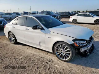 2019 Mercedes-Benz C 43 AMG with VIN 55SWF6EB7KU292836, listed as a Copart auction lot 62105695 with 128,539 mi miles and Clean title. Bid and sale history available at DreamBid. Image 4.