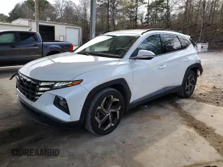 2022 Hyundai Tucson Limited with VIN 5NMJE3AE0NH120258, listed as a Copart auction lot 50408935 with 152,325 mi miles and Salvage Title. Bid and sale history available at carsss.com. Image 1.