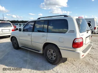 2001 Lexus LX 470 with VIN JTJHT00W413510279, listed as a Copart auction lot 75103974 with 0 mi miles and Non Repairable. Bid and sale history available at carsss.com. Image 2.