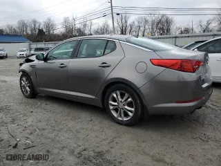 2013 Kia Optima EX with VIN 5XXGN4A73DG243437, listed as a Copart auction lot 46419245 with 0 mi miles and Salvage Title. Bid and sale history available at carsss.com. Image 2.