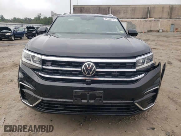 2023 Volkswagen Atlas SEL Premium R-Line с VIN 1V2FE2CA0PC223366, выставлен на аукционе Copart как лот 74196134 с пробегом 22 514 миль миль и Списание • Salvage title. История ставок и продаж доступна на DreamBid. Изображение 5.