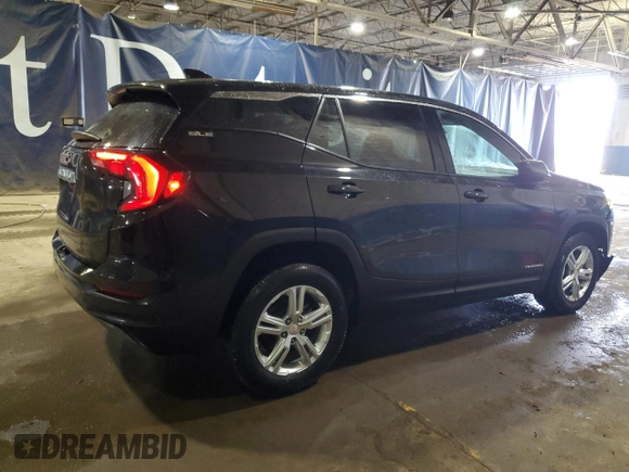2018 GMC Terrain SLE with VIN 3GKALMEV7JL415266, listed as a Copart auction lot 46131555 with 74,676 mi miles and Clean Title. Bid and sale history available at DreamBid. Image 3.