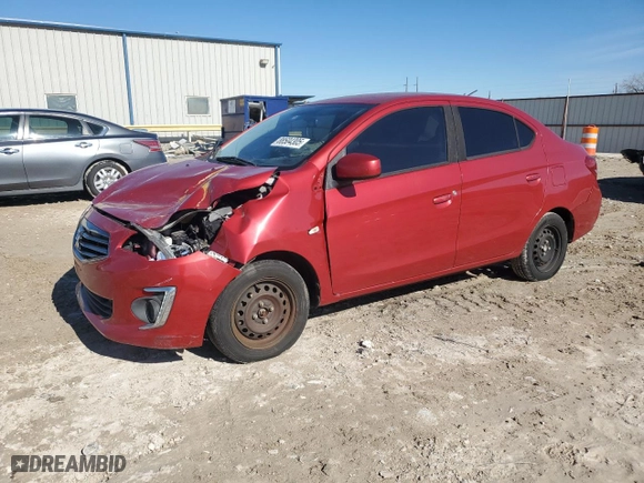 2017 Mitsubishi Mirage G4 ES with VIN ML32F3FJ9HHF19561, listed as a Copart auction lot 88504305 with 79,043 mi miles and Salvage Title. Bid and sale history available at carsss.com. Image 1.