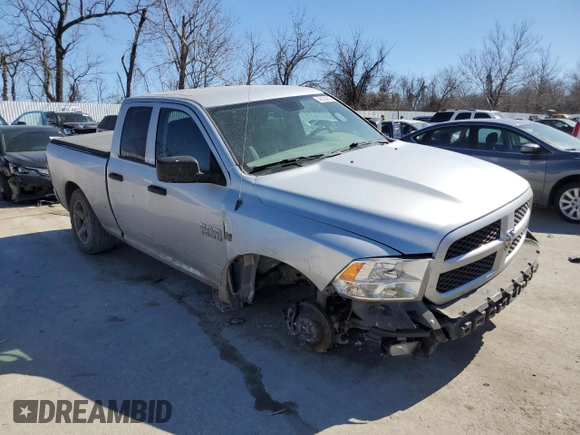 2017 Ram 1500 Express with VIN 1C6RR7FT8HS692829, listed as a Copart auction lot 46934285 with 74,709 mi miles and Salvage Title. Bid and sale history available at carsss.com. Image 4.