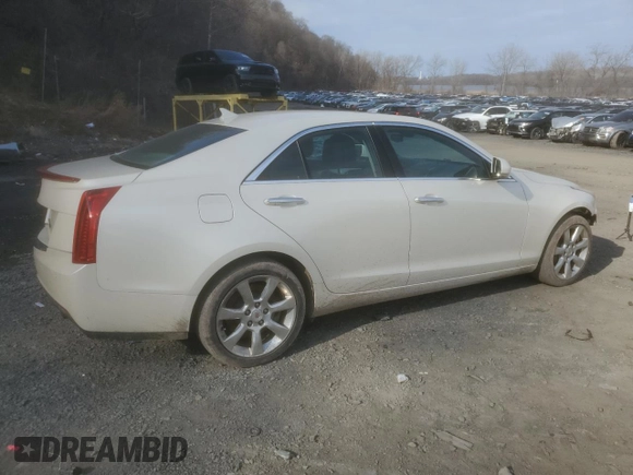 2014 Cadillac ATS Luxury AWD with VIN 1G6AH5RX7E0108443, listed as a Copart auction lot 49048765 with 128,285 mi miles and Salvage Title. Bid and sale history available at carsss.com. Image 3.