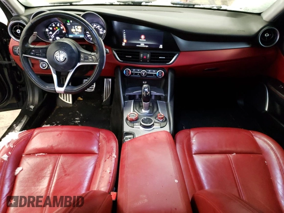 2017 Alfa Romeo Giulia with VIN ZARFAEDN0H7555470, listed as a Copart auction lot 43903823 with 99,753 mi miles. Bid and sale history available at carsss.com. Image 8.
