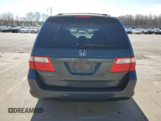 2006 Honda Odyssey EX with VIN 5FNRL38406B403705, listed as a Copart auction lot 50395855 with 252,722 mi miles and Salvage Title. Bid and sale history available at carsss.com. Image 6.