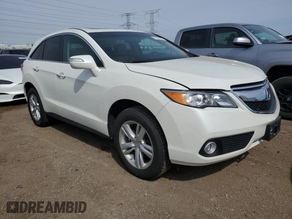 2015 Acura RDX Tech Pkg with VIN 5J8TB4H54FL008173, listed as a Copart auction lot 51183155 with 104,142 mi miles and Salvage Title. Bid and sale history available at carsss.com. Image 4.