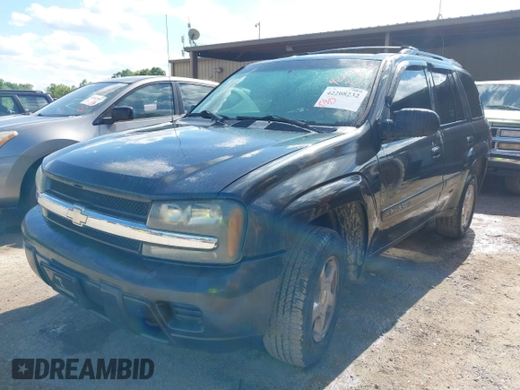 2003 Chevrolet TrailBlazer LTZ with VIN 1GNDT13S832107938, listed as a IAAI auction lot 42208232 with 234,130 mi miles and . Bid and sale history available at DreamBid. Image 2.