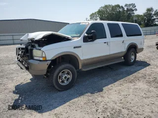 2003 Ford Excursion Eddie Bauer с VIN 1FMNU45SX3EC96238, выставлен на аукционе Copart как лот 66727384 с пробегом Не указан миль и Списание • Salvage title. История ставок и продаж доступна на DreamBid. Изображение 1.