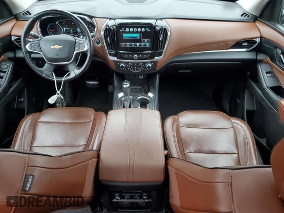 2018 Chevrolet Traverse High Country with VIN 1GNEVKKW7JJ270172, listed as a Copart auction lot 55871125 with 126,179 mi miles and Clean Title. Bid and sale history available at carsss.com. Image 8.