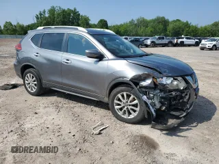 2017 Nissan Rogue SV with VIN KNMAT2MV9HP583331, listed as a Copart auction lot 60802305 with 126,265 mi miles and Salvage title. Bid and sale history available at DreamBid. Image 4.