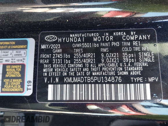 2023 Genesis GV70 2.5T с VIN KMUMADTB5PU134876, выставлен на аукционе IAAI как лот 42170443 с пробегом 29 880 миль миль и . История ставок и продаж доступна на DreamBid. Изображение 9.