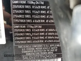 2015 Land Rover Range Rover Autobiography z VIN SALGV2TF7FA240203, wystawiony jako Copart lot #44545345 z przebiegiem 115 652 mil mil oraz Szkoda całkowita • Salvage title. Historia ofert i sprzedaży dostępna na DreamBid. Obrazek 13.