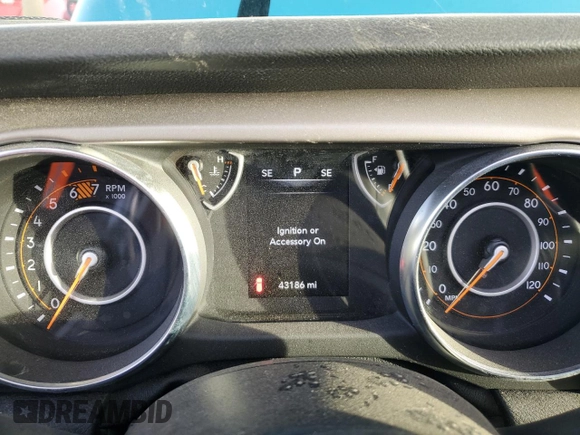 2020 Jeep Wrangler Willys с VIN 1C4GJXAN2LW328634, выставлен на аукционе Copart как лот 79975764 с пробегом 43 186 миль миль и Списание • Salvage title. История ставок и продаж доступна на DreamBid. Изображение 9.