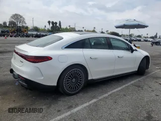 2022 Mercedes-Benz EQS with VIN W1KCG4EB3NA017926, listed as a Copart auction lot 51225244 with 18,669 mi miles and Salvage Title. Bid and sale history available at carsss.com. Image 3.