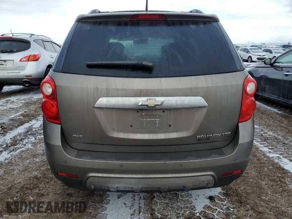 2011 Chevrolet Equinox LTZ with VIN 2CNFLGEC6B6372039, listed as a Copart auction lot 46114985 with 149,997 mi miles and Salvage Title. Bid and sale history available at carsss.com. Image 6.