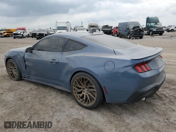 2024 Ford Mustang GT with VIN 1FA6P8CF9R5422018, listed as a Copart auction lot 53167825 with Not provided miles and Salvage title. Bid and sale history available at DreamBid. Image 2.