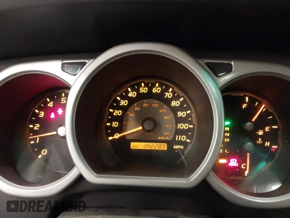 2005 Toyota 4Runner SR5 with VIN JTEBT14R158023791, listed as a IAAI auction lot 42011427 with 142,289 mi miles and . Bid and sale history available at DreamBid. Image 7.