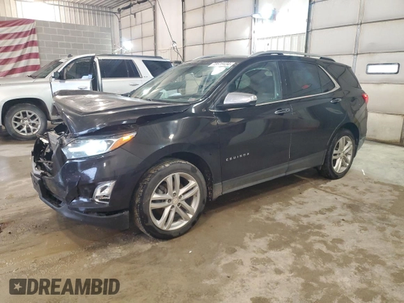 2019 Chevrolet Equinox Premier with VIN 2GNAXYEX0K6148817, listed as a Copart auction lot 78639434 with 84,897 mi miles and Salvage Title. Bid and sale history available at carsss.com. Image 1.