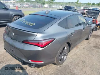 2023 Acura Integra w/A-Spec Package with VIN 19UDE4H39PA025767, listed as a IAAI auction lot 42414288 with 24,125 mi miles and . Bid and sale history available at DreamBid. Image 4.