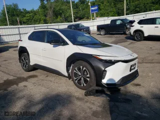 2024 Toyota bZ4X XLE with VIN JTMABACA9RA055806, listed as a Copart auction lot 58301524 with 1,341 mi miles and Salvage Title. Bid and sale history available at carsss.com. Image 4.