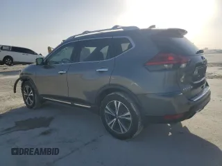 2017 Nissan Rogue SL with VIN JN8AT2MT9HW142338, listed as a Copart auction lot 48229035 with 62,068 mi miles and Salvage Title. Bid and sale history available at DreamBid. Image 2.