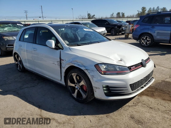 2016 Volkswagen Golf GTI SE w/Performance Pkg with VIN 3VW547AU5GM050269, listed as a Copart auction lot 47505375 with 102,943 mi miles and Salvage Title. Bid and sale history available at carsss.com. Image 4.