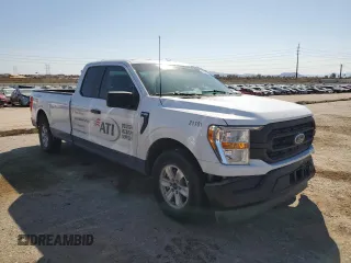 2021 Ford F-150 XL with VIN 1FTEX1CP0MKE44585, listed as a Copart auction lot 48280755 with 73,087 mi miles and Salvage title. Bid and sale history available at DreamBid. Image 4.