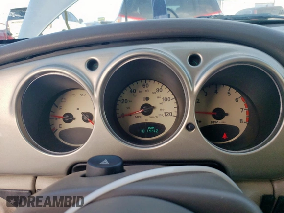 2005 Chrysler PT Cruiser Touring with VIN 3C4FY58BX5T586187, listed as a Copart auction lot 63208825 with 181,442 mi miles and Clean title. Bid and sale history available at DreamBid. Image 9.