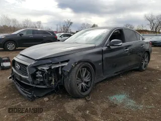 2020 Infiniti Q50 Luxe z VIN JN1EV7AR3LM253780, wystawiony jako Copart lot #52576555 z przebiegiem 70 685 mil mil oraz Szkoda całkowita • Salvage title. Historia ofert i sprzedaży dostępna na DreamBid. Obrazek 1.