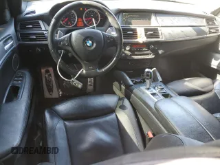 2014 BMW X6 M with VIN 5YMGZ0C50E0C40694, listed as a Copart auction lot 43943305 with 124,104 mi miles and Salvage Title. Bid and sale history available at carsss.com. Image 8.