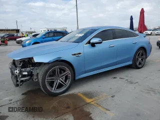 2019 Mercedes-Benz AMG GT with VIN WDD7X6BB4KA009315, listed as a Copart auction lot 86517244 with 52,888 mi miles and Clean Title. Bid and sale history available at carsss.com. Image 1.