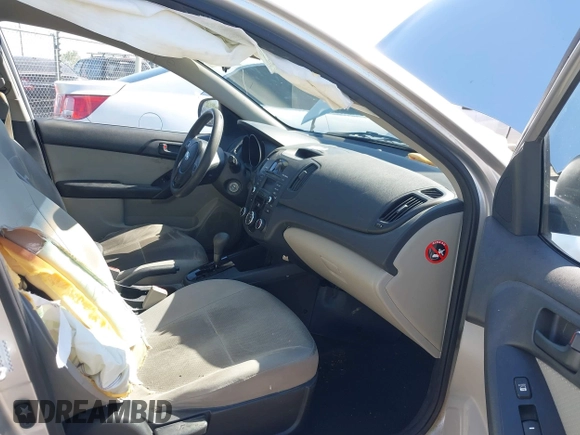 2010 Kia Forte EX with VIN KNAFU4A2XA5097831, listed as a IAAI auction lot 41872156 with 168,081 mi miles. Bid and sale history available at carsss.com. Image 5.
