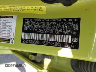 2016 Scion iM z VIN JTNKARJE0GJ511700, wystawiony jako IAAI lot #42425567 z przebiegiem 75 085 mil mil oraz . Historia ofert i sprzedaży dostępna na DreamBid. Obrazek 9.