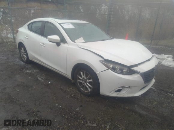 2014 Mazda 3 i Grand Touring with VIN JM1BM1W77E1186757, listed as a IAAI auction lot 32547091 with 120,789 mi miles and . Bid and sale history available at carsss.com. Image 1.