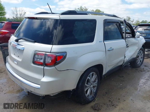 2013 GMC Acadia SLT z VIN 1GKKRRKD6DJ135765, wystawiony jako IAAI lot #42178221 z przebiegiem Nie podano mil oraz . Historia ofert i sprzedaży dostępna na DreamBid. Obrazek 4.