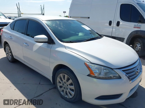 2014 Nissan Sentra SV with VIN 3N1AB7AP4EL650501, listed as a IAAI auction lot 42338291 with 162,100 mi miles and . Bid and sale history available at DreamBid. Image 1.