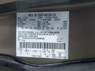 2007 Ford Explorer Sport Trac XLT с VIN 1FMEU51K37UA29529, выставлен на аукционе IAAI как лот 42797214 с пробегом 241 775 миль миль и . История ставок и продаж доступна на DreamBid. Изображение 9.
