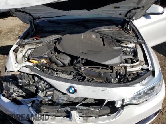 2017 BMW 4 Series 430i with VIN WBA4R7C51HK876483, listed as a Copart auction lot 44781505 with 32,784 mi miles and Salvage Title. Bid and sale history available at DreamBid. Image 12.