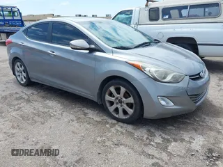 2012 Hyundai Elantra Limited with VIN KMHDH4AE5CU369859, listed as a IAAI auction lot 42095240 with 174,486 mi miles. Bid and sale history available at carsss.com. Image 1.