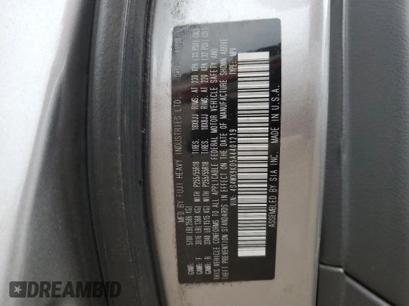 2010 Subaru Tribeca Touring z VIN 4S4WX9KD5A4401219, wystawiony jako Copart lot #88479275 z przebiegiem 133 934 mil mil oraz Szkody całkowita. Historia ofert i sprzedaży dostępna na DreamBid. Obrazek 13.