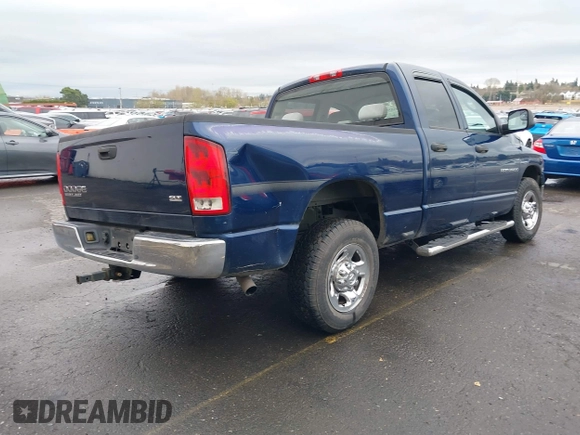 2004 Dodge Ram 2500 SLT with VIN 3D7KA28D54G112261, listed as a IAAI auction lot 41836032 with 199,289 mi miles. Bid and sale history available at carsss.com. Image 4.