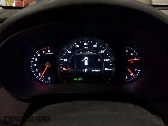 2018 Kia Sorento SX with VIN 5XYPKDA50JG418712, listed as a Copart auction lot 89107215 with 95,488 mi miles and Salvage Title. Bid and sale history available at carsss.com. Image 9.